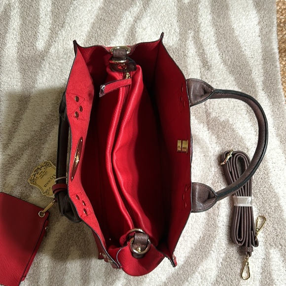 3 N 1 Chic Studded Handbag leather - Picture 4 of 5